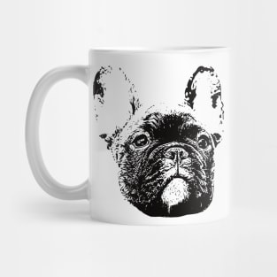 French Bulldog Face Design - A Frenchie Christmas Gift Mug